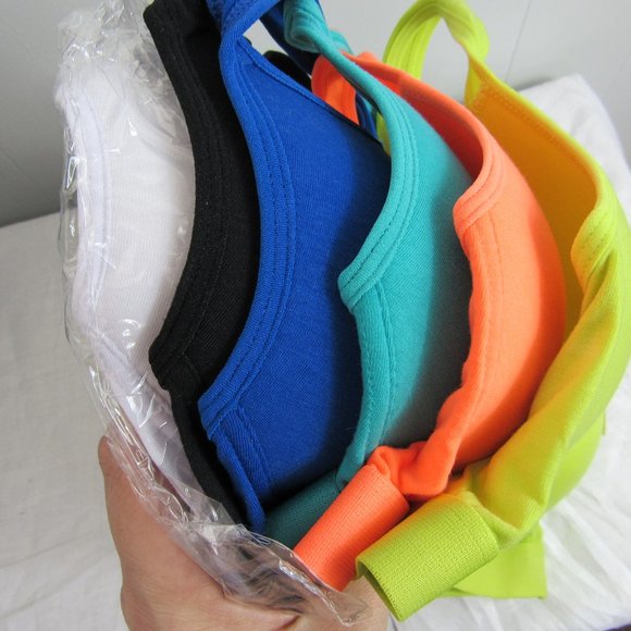 6 Viola's 34C sports bra's racerback multi color. - Picture 4 of 4